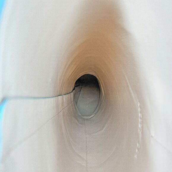 Gucci Aquamarine Teal Angel Feline Head Platform Knee High Zip Up Boot EU 36.5 - Picture 12 of 14